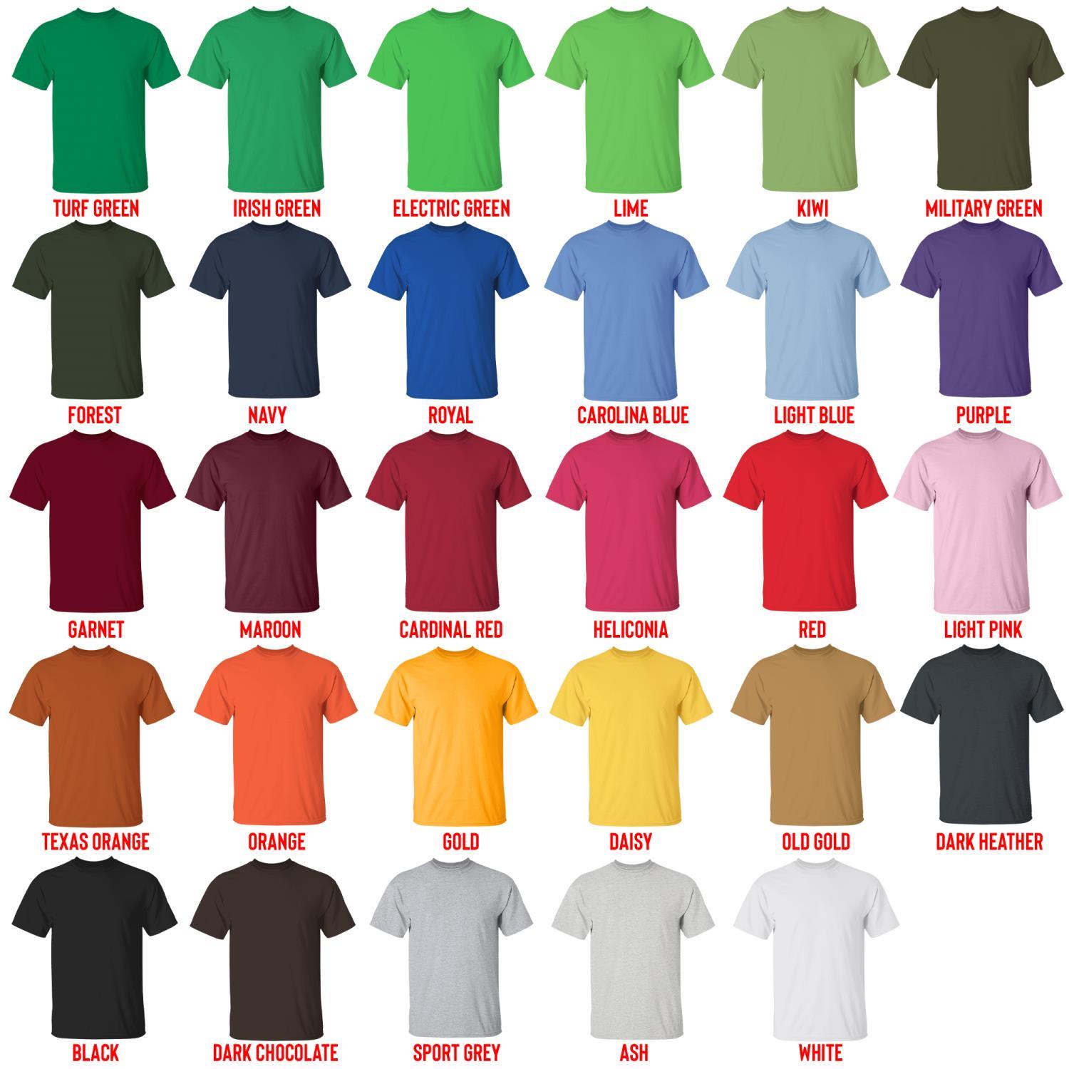 t shirt color chart - Palworld Gifts