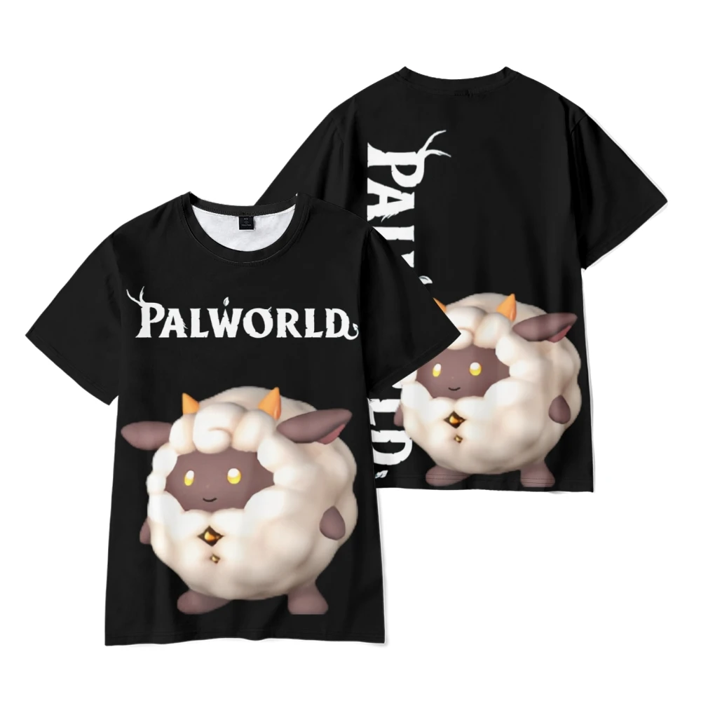 Oversized Game Palworld T shirt Boy girls kids Short Sleeve 3D Printed Logo Palworld Streetwear Tops 13 - Palworld Gifts