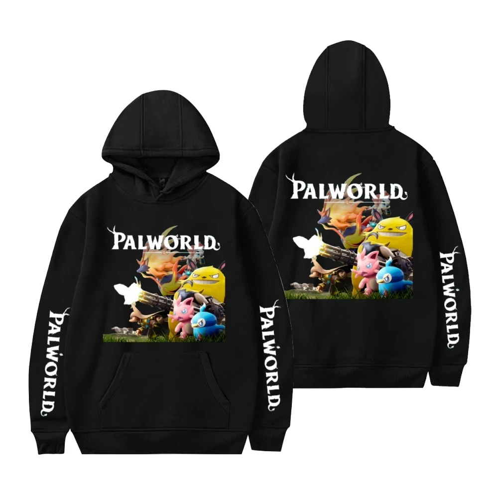 Palworld Merch Hoodies Sweatshirt Casual Long Sleeve Pullover Streetwear 11 - Palworld Gifts